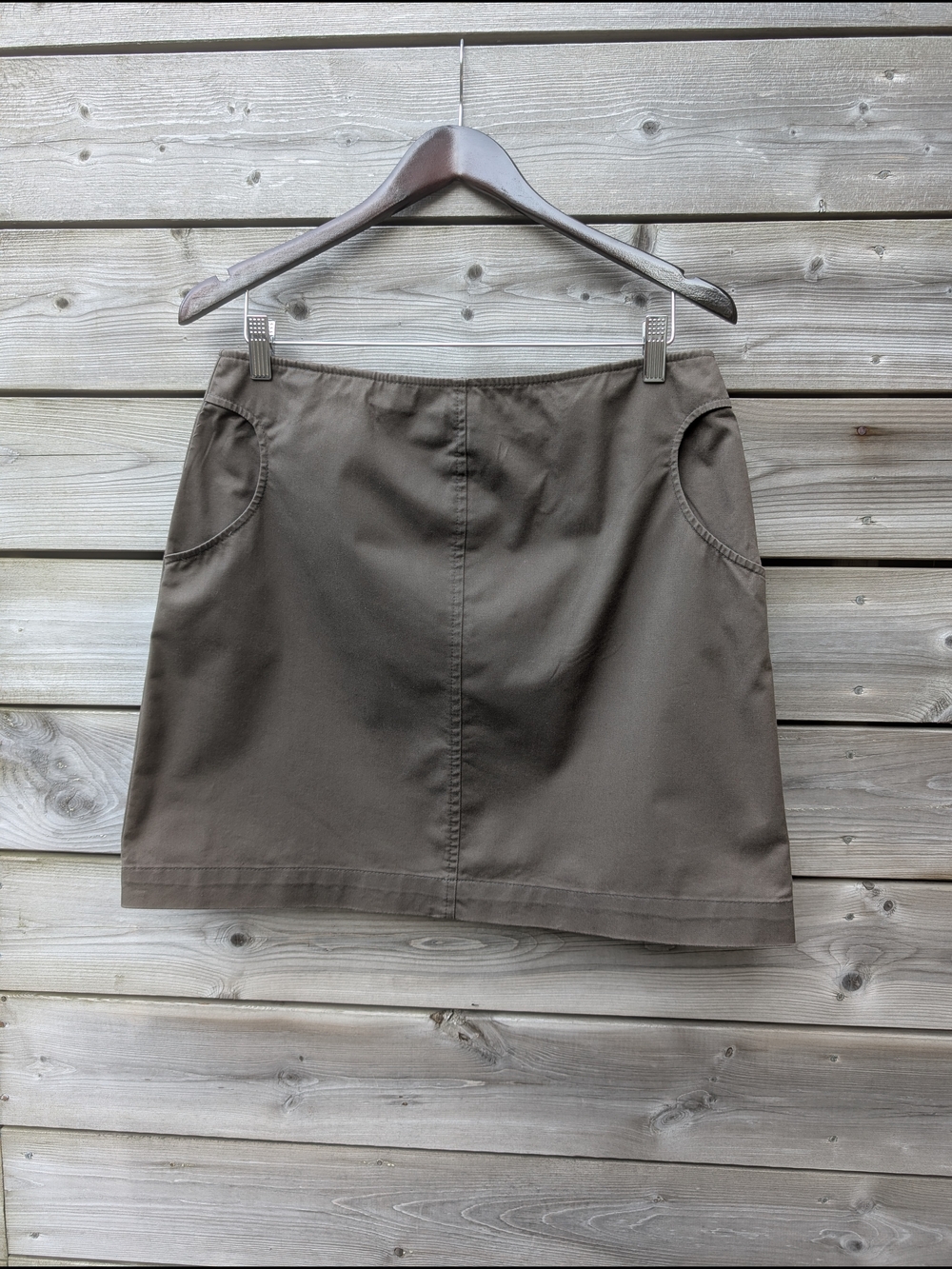 Jacob Olive Brown Pencil Skirt